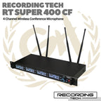 RECORDING TECH RT SUPER400CF 4CH CONFERENCE WIRELESS MICROPHONE