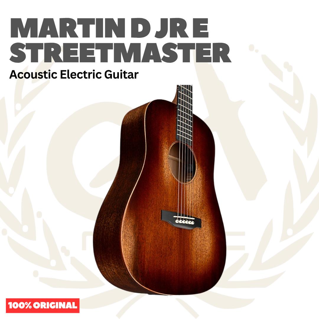 Martin D-JR-E STREETMASTER Acoustic Electric Guitar w/Bag - Gitar Akustik Elektrik
