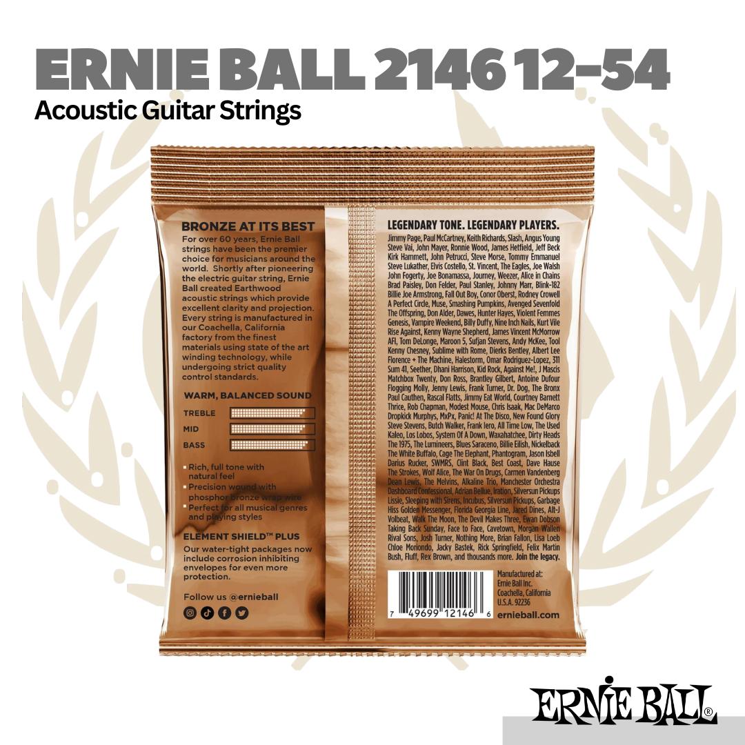 Ernie Ball 2146 Acoustic Guitar Strings 12-54 - Senar Gitar Akustik