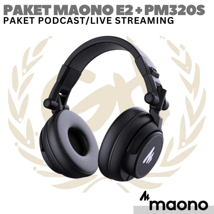 PAKET LIVE STREAMING / PODCAST MAONO E2 + PM320 + MH601 | SOUND CARD AME2 AM-E2A