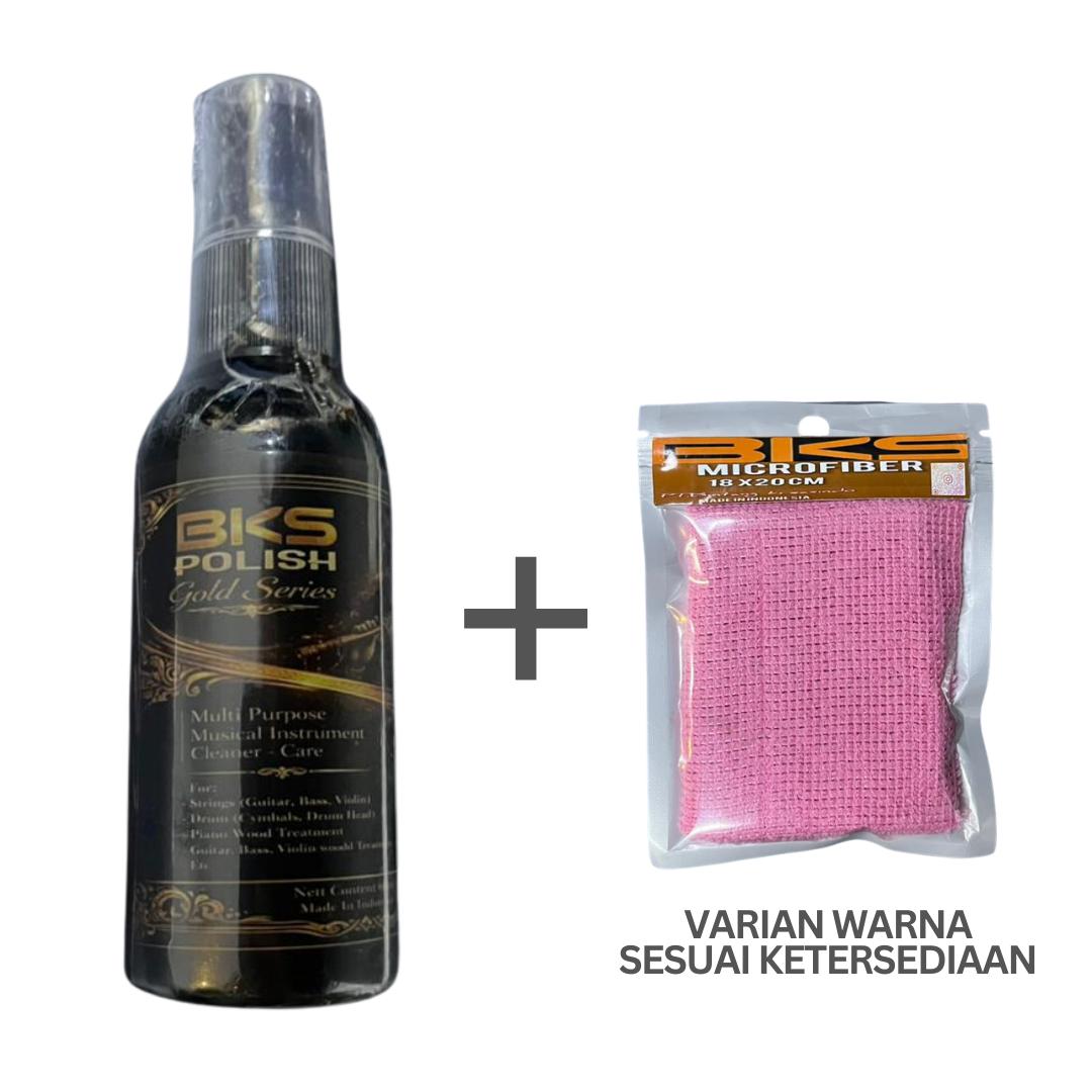 BKS POLISH GOLD Multi Purpose Instrument Cleaner - Pembersih Instrumen Gitar, Bass, dan Senar