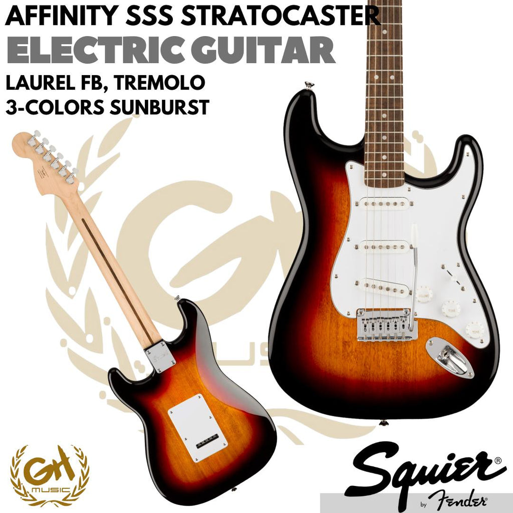 SQUIER AFFINITY SERIES STRATOCASTER ELECTRIC GUITAR - GITAR LISTRIK ELEKTRIK ORIGINAL