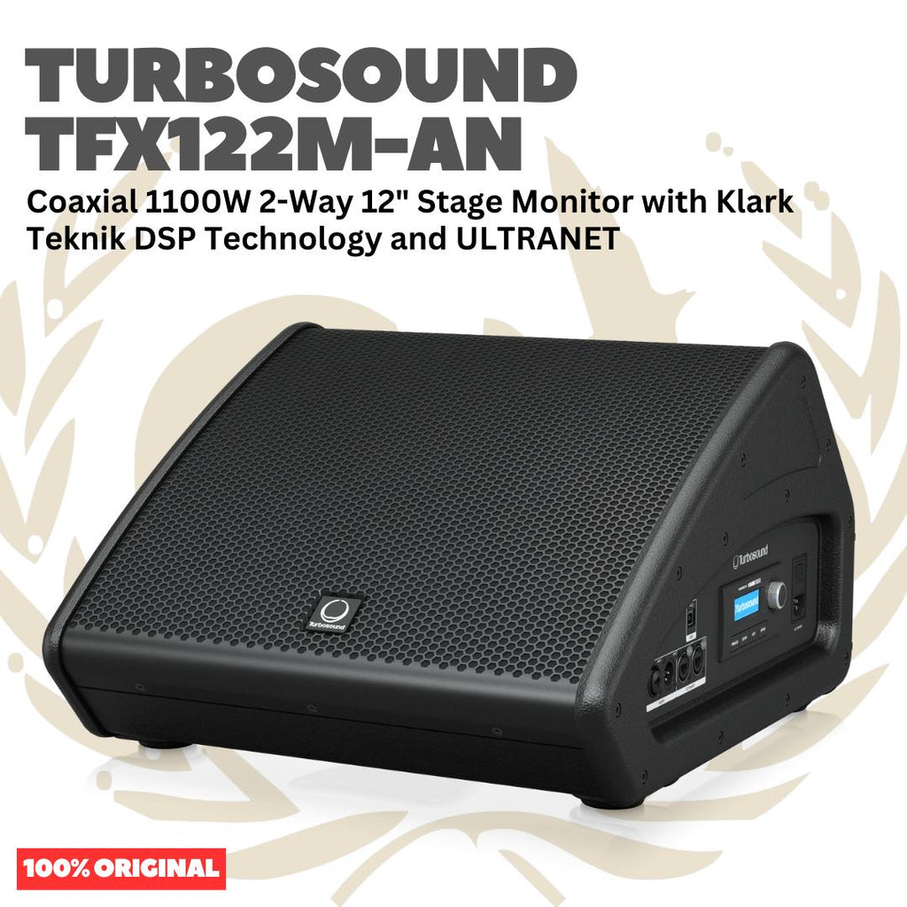 TURBOSOUND TFX122M-AN Coaxial 1100W 2-Way 12" Stage Monitor - Speaker Monitor Panggung TFX122MAN