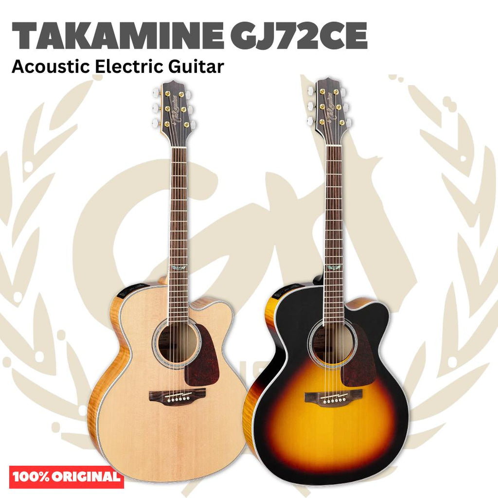 TAKAMINE GJ72CE Acoustic Electric Guitar - Gitar Akustik Listrik Elektrik dengan Preamp GJ72 CE Original Asli