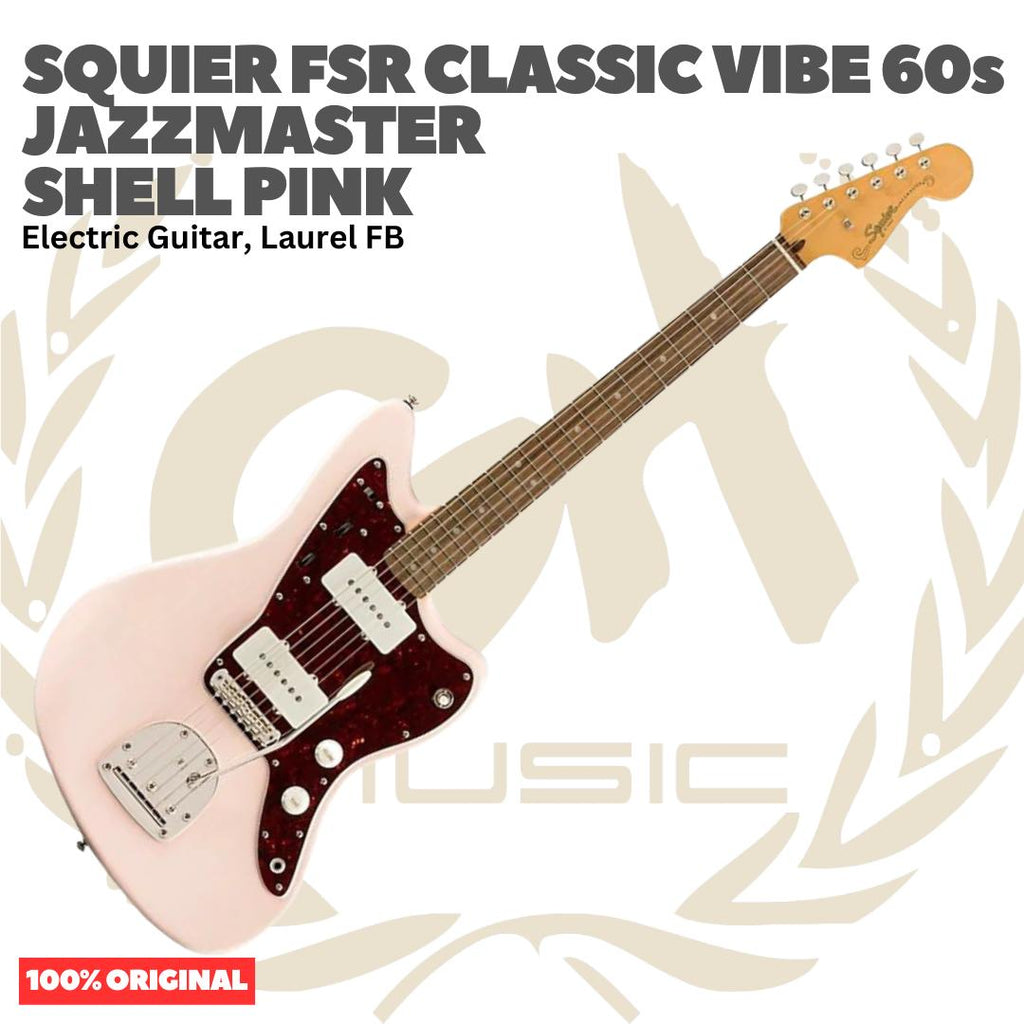 Squier FSR Classic Vibe 60s Jazzmaster Electric Guitar - Gitar Listrik Elektrik Original Asli