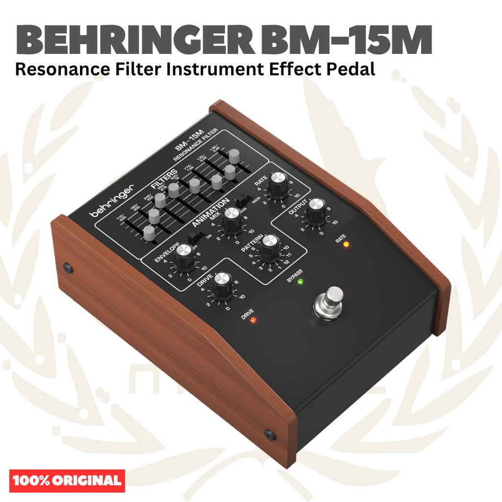 Behringer BM-15M Resonance Filter Pedal Instrument Effect Pedal - Efek Pedal Audio Instrumen