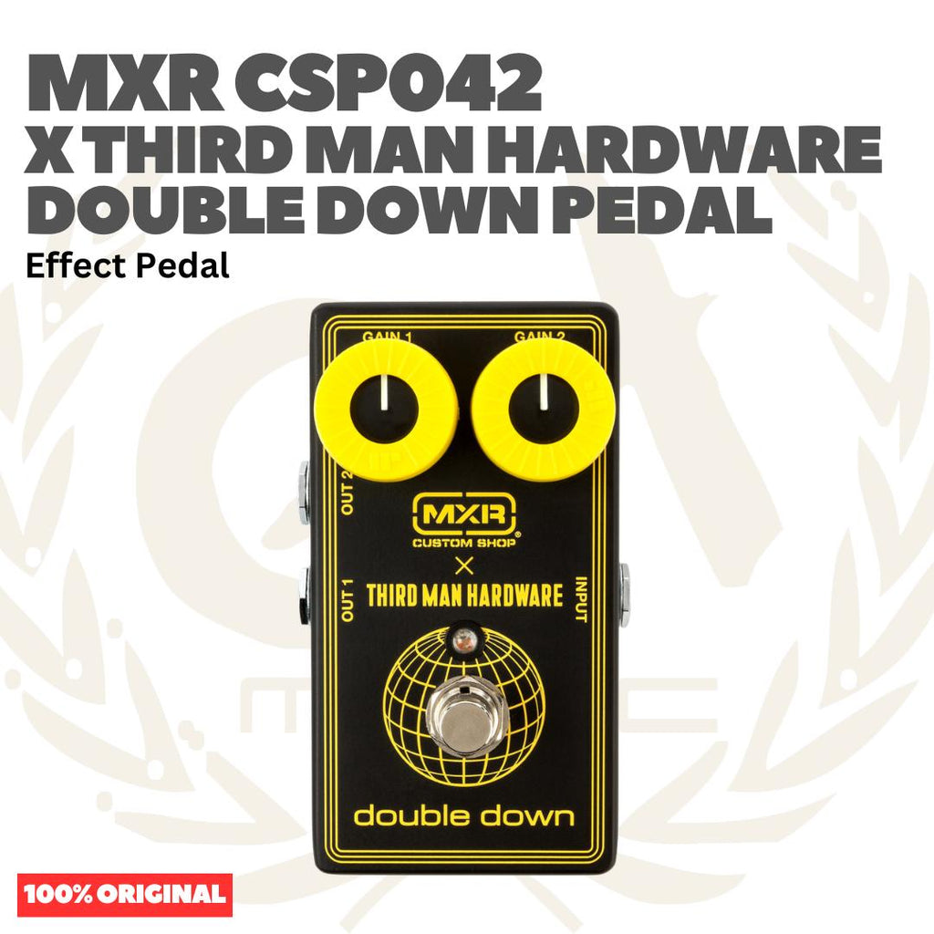 MXR CSP042 X Third Man Hardware Double Down Pedal Effect - Efek Pedal Gitar