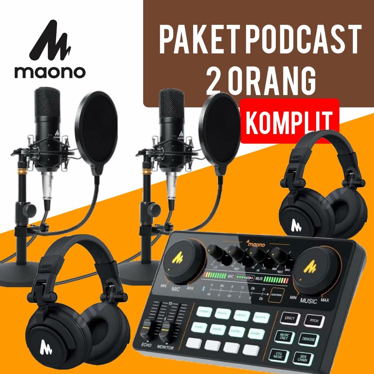 PAKET PODCAST 2 ORANG MAONO AM200 PLUS A03T DAN MH601