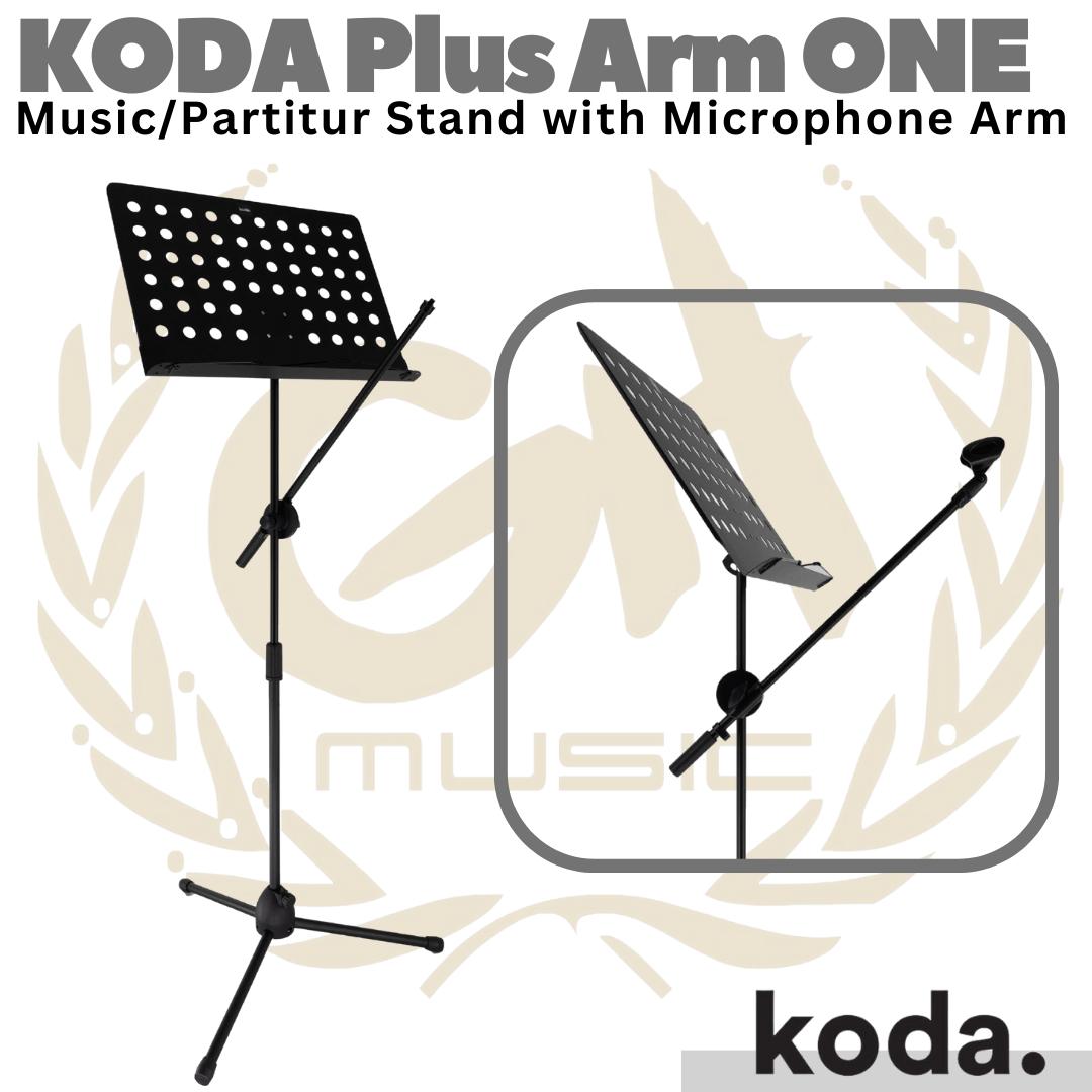 KODA Plus ONE Music Partitur Stand with Microphone Arm