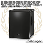 BEHRINGER EUROLIVE B1800XP Active 18 Inch 3000W PA Subwoofer | Sub