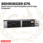 Behringer 676 Classic Vacuum Tube Preamplifier and FET-Style Compressor