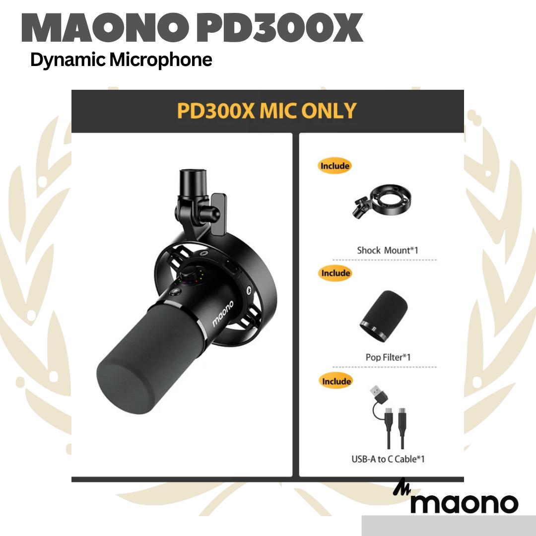 MAONO PD300X USB/XLR Dynamic Microphone | Mic Gaming Podcast