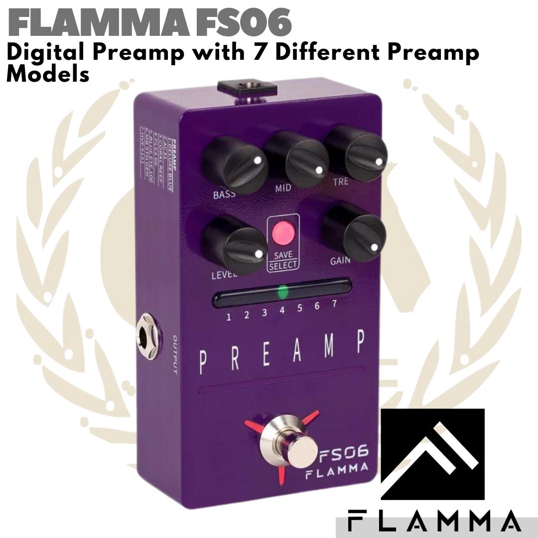 FLAMMA FS06 Digital Preamp Pedal Cabinet Simulation | Efek Gitar