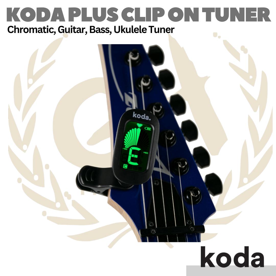 koda Plus Clip On Rechargeable Tuner ONE - Tuner Jepit Gitar, Bass,