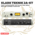 Klark Teknik 2A-KT Classic Leveling Amplifier with Vaccum Tubes, Optical Attenuator and Midas Transformers - Optical Compressor Instrumen Musik Kompresor Studio Leveling Ampli Original Asli