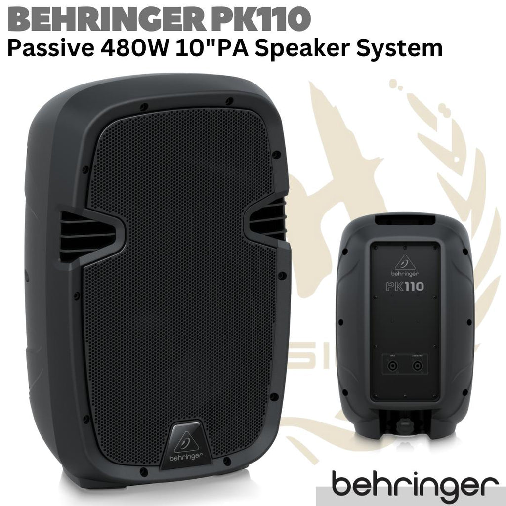 BEHRINGER PK110 Passive 480W 10 inch PA Speaker System | Spiker Pasif