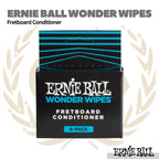 Ernie Ball Wonder Wipes Fretboard Conditioner, 6 Pack - Perawatan Fretboard