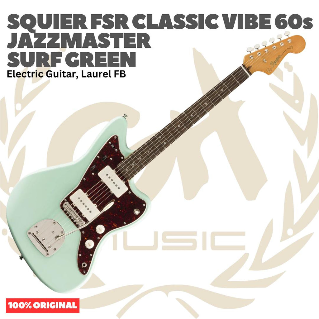 Squier FSR Classic Vibe 60s Jazzmaster Electric Guitar - Gitar Listrik Elektrik Original Asli