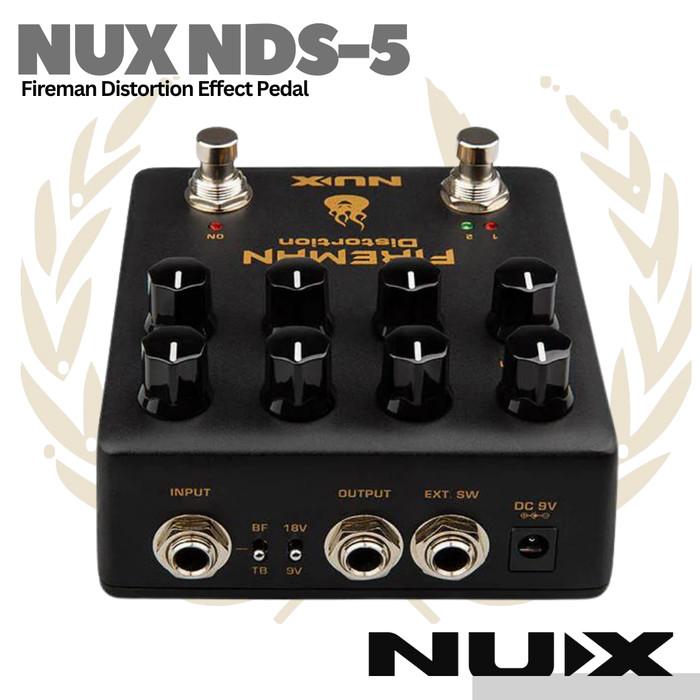 NUX Fireman NDS5 Overdrive Guitar Effect Pedal - Efek Gitar NDS-5