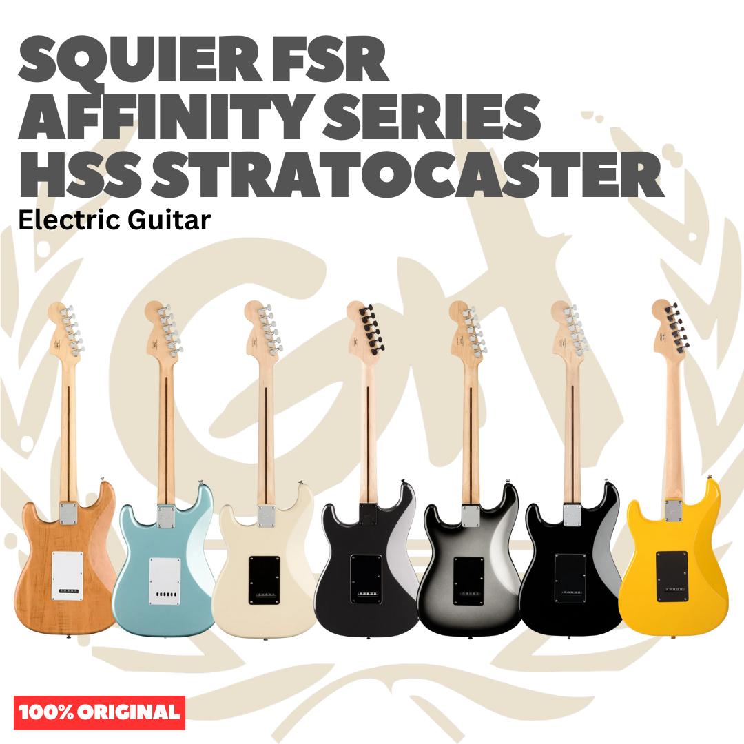Squier FSR Affinity Series Stratocaster HSS Electric Guitar - Gitar Listrik Elektrik Original Asli