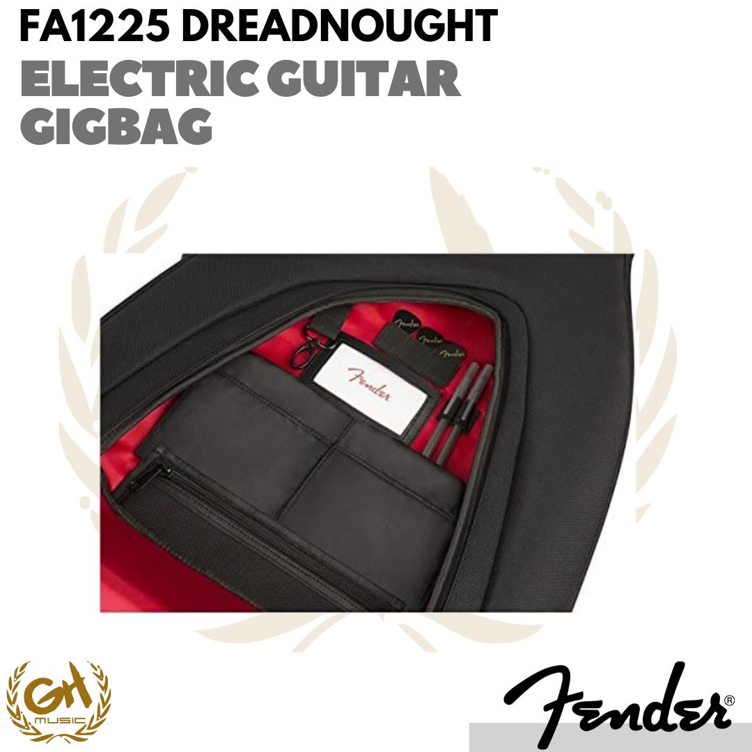 Fender FA1225 Dreadnought Acoustic Guitar Gig Bag - Gig Bag Akustik