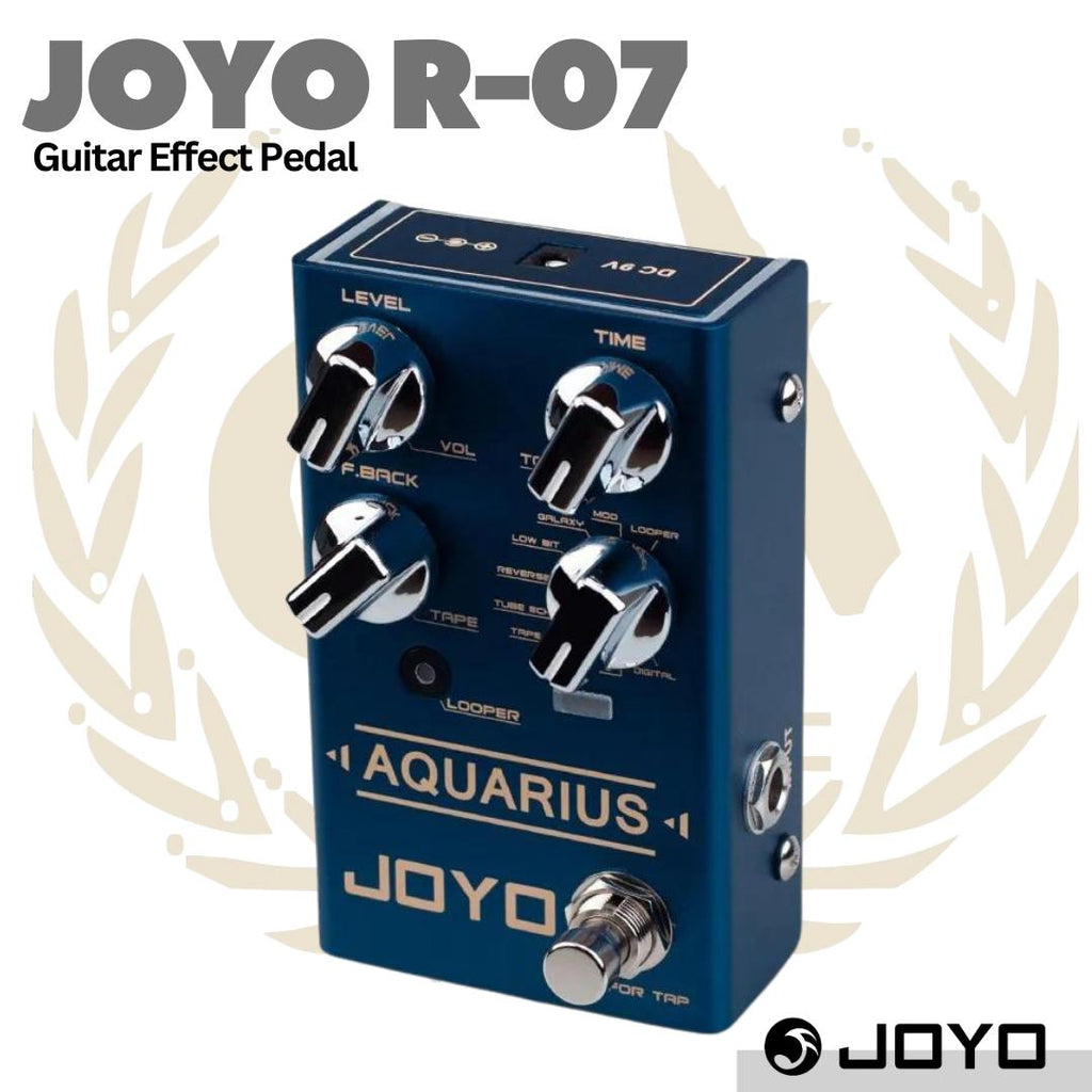 JOYO R-07 AQUARIUS LOOPER Digital Delay Effects Pedal - Efek Gitar