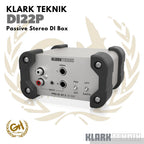 KLARK TEKNIK DI 22P Passive Stereo DI Box Direct Box | Pasif DI22