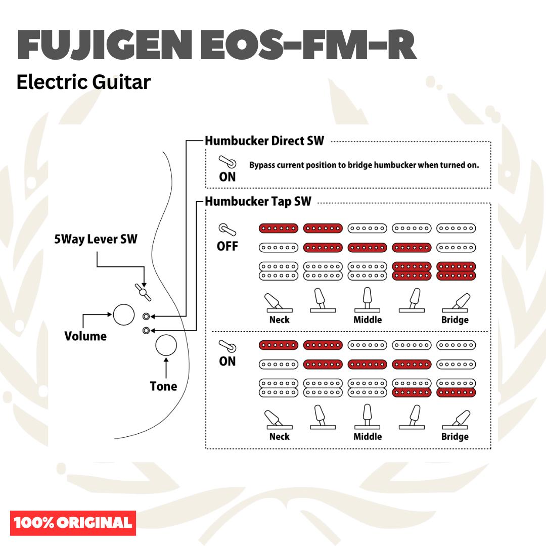 Fujigen EOS-FM-R Electric Guitar - Gitar Listrik Elektrik