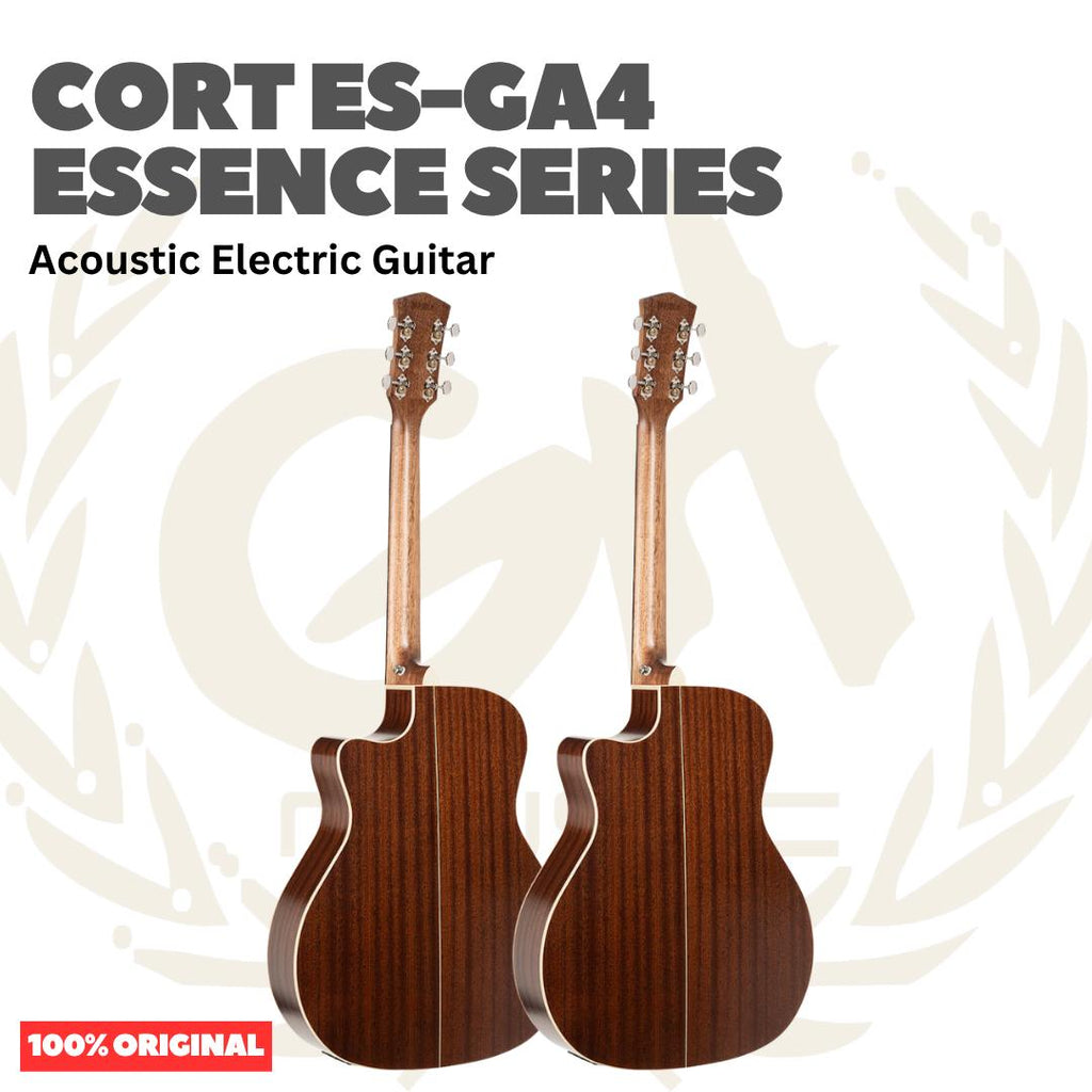 Cort ES-GA4 Essence Series Acoustic Electric Guitar - Gitar Akustik dengan Preamp