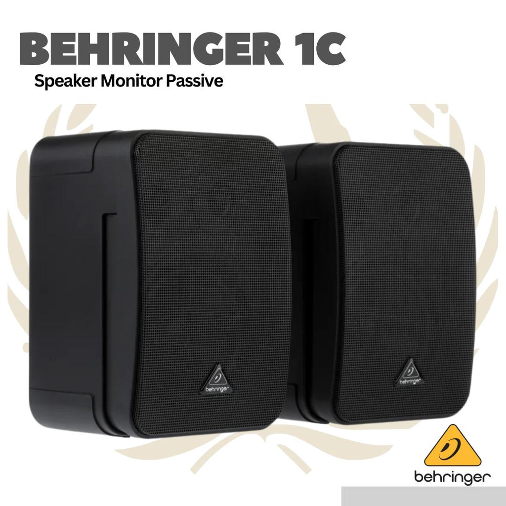 Behringer 1C-BK Ultra Compack 100Watt 5" Passive Studio - Speaker Monitor