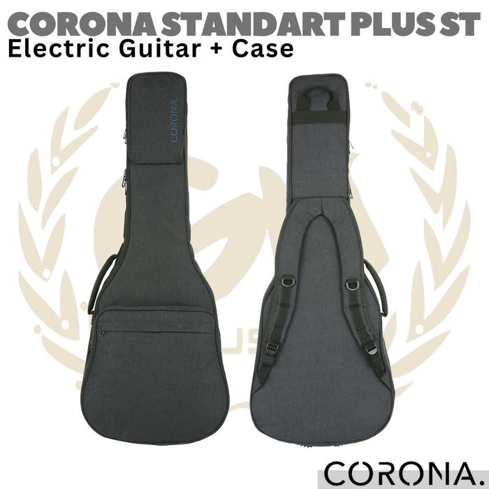 Corona Standart Plus ST Electric Guitar with Case - Gitar Listrik