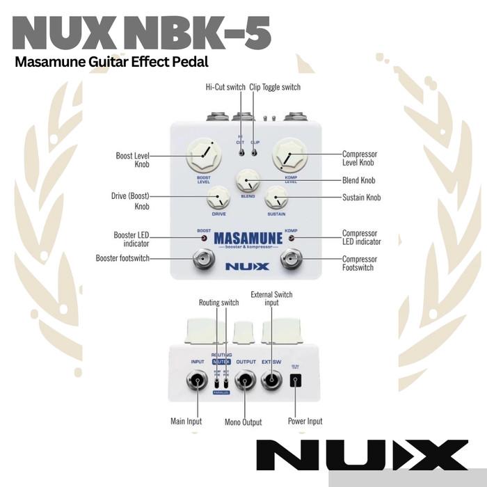 NUX Masamune NBK5 Guitar Effect Pedal - Efek Gitar NBK-5