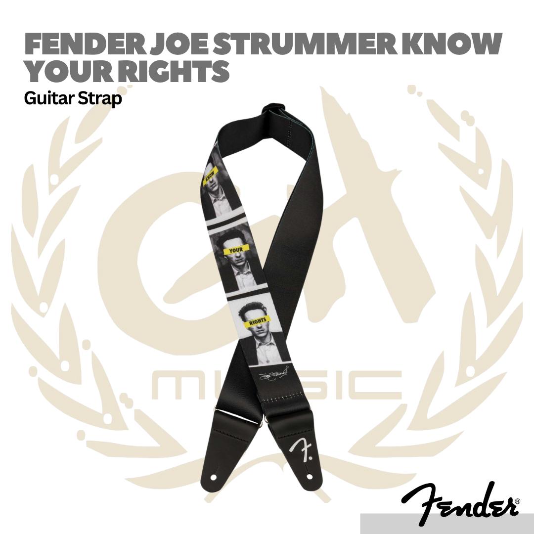 Fender Joe Strummer Know Your Rights Guitar Strap - Strep Gitar Bass