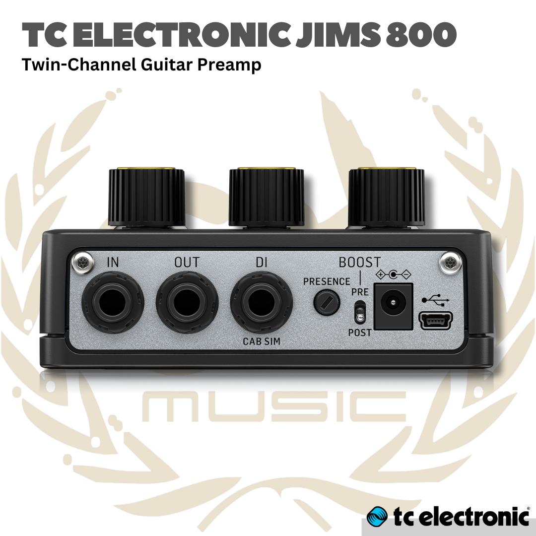 TC ELECTRONIC AMPWORX JIMS 800 PREAMP GUITAR PEDAL - JIMS-800 EFEK PREAMP PEDAL GUITAR BASS JIMS800