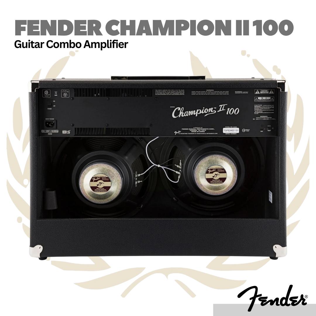 Fender Champion II 100 Guitar Combo Amplifier - Ampli Gitar Elektrik