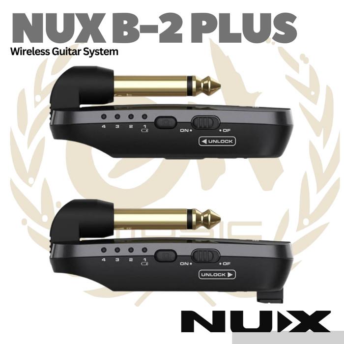 NUX B2 Plus 2.4Ghz Wireless Guitar System - Wirles Gitar Bass B-2 Plus Original