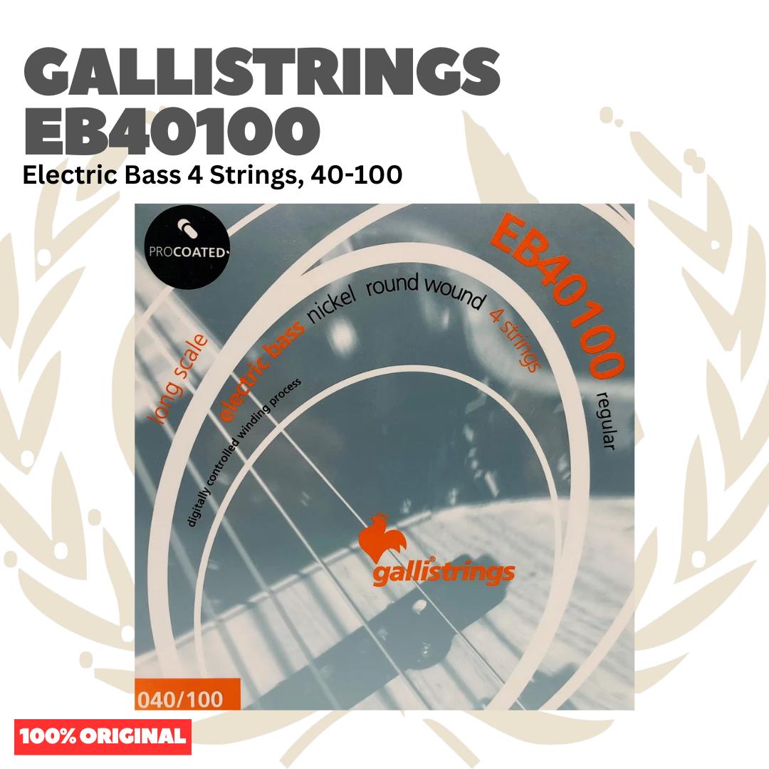 GALLISTRINGS EB40100 Electric Bass 4-Strings 40-100 - Senar Bass Listrik Elektrik Galli Strings Original Asli