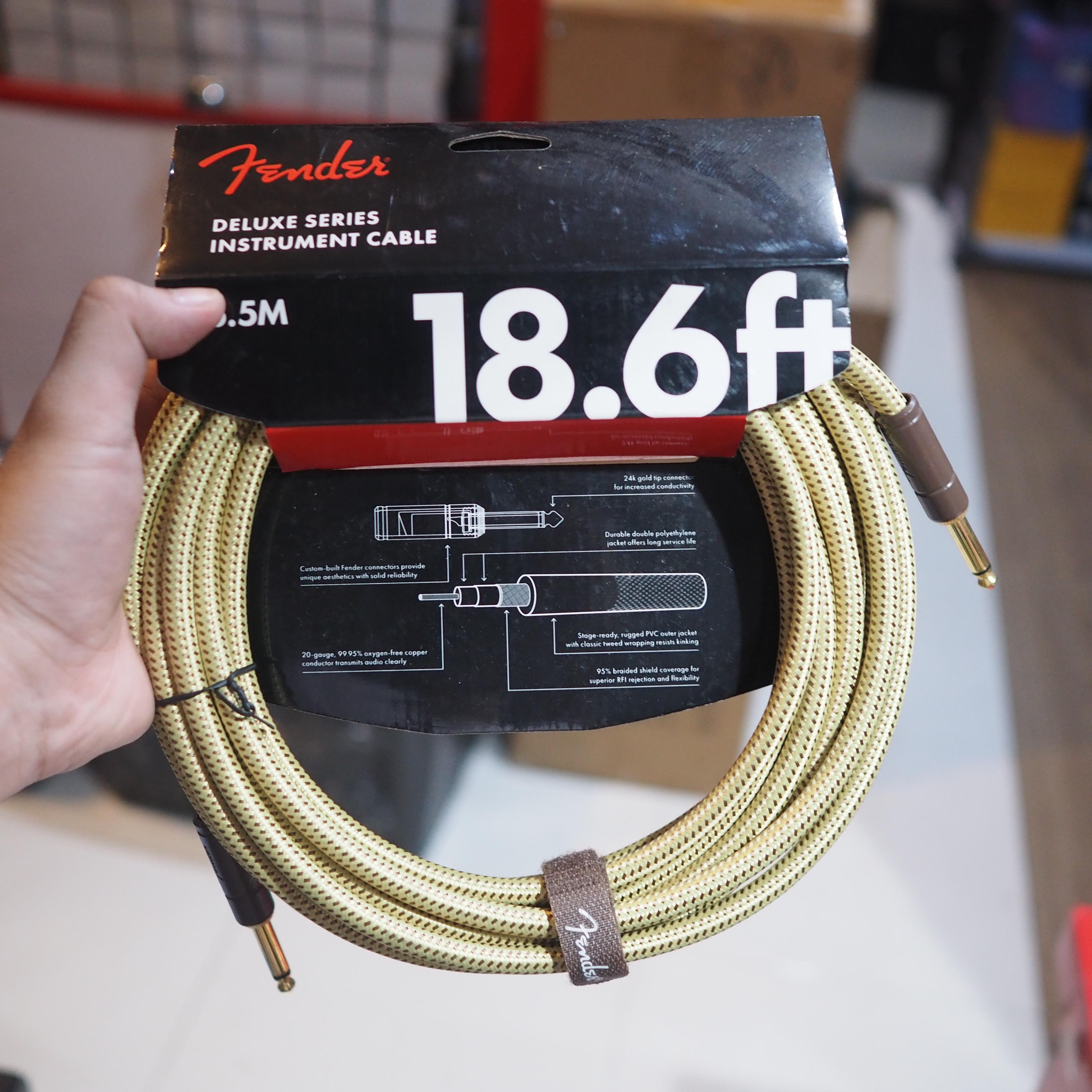 Fender Deluxe Series Instrument Cable 15ft-