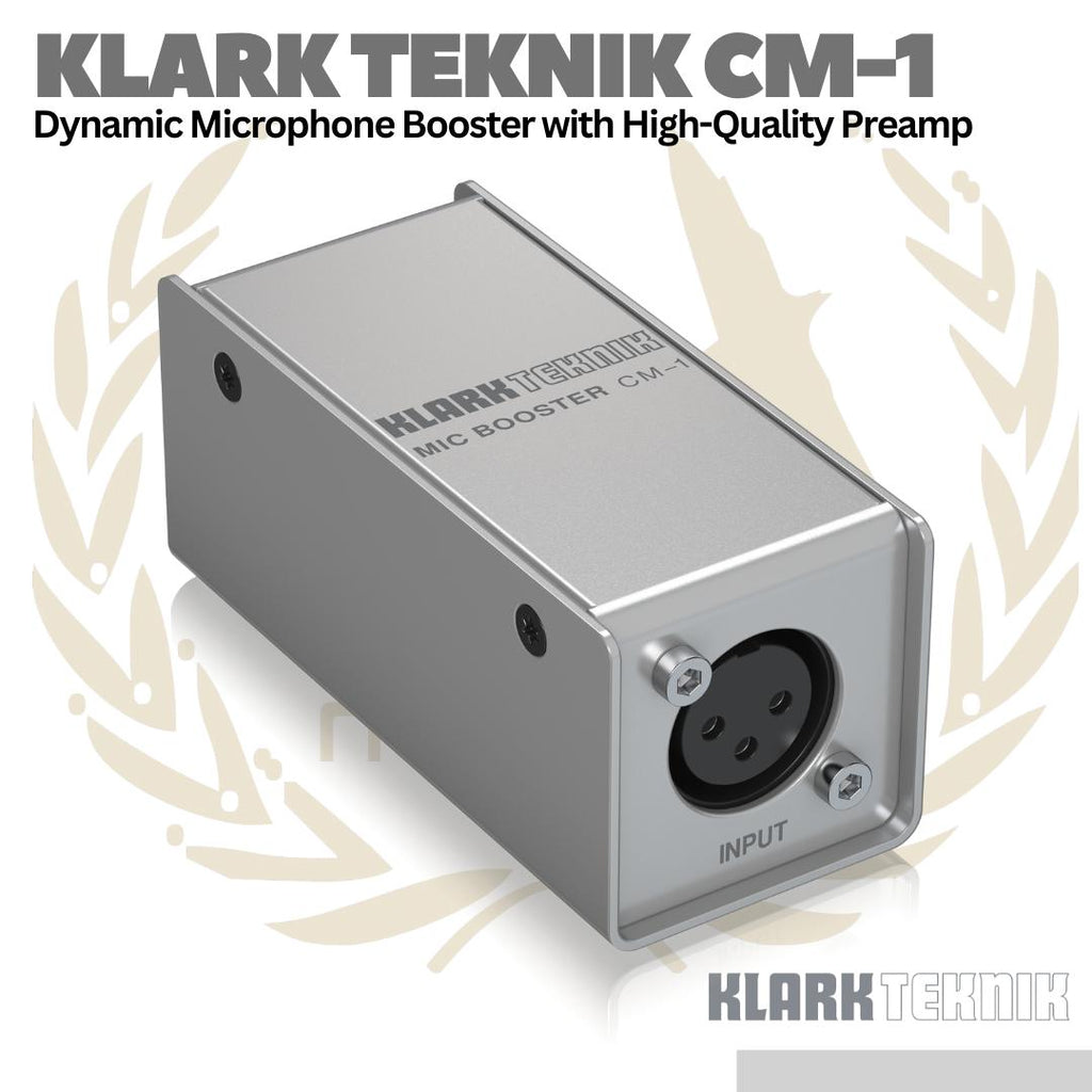 Klark Teknik MIC BOOSTER CM-1 Dynamic Microphone Booster