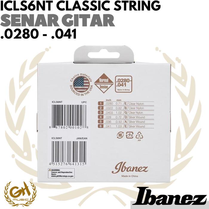 IBANEZ ICLS6NT CLASSIC STRING, SENAR GITAR KLASIK STRING .0280 - .041