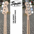 Squier FSR Affinity Precision PJ Bass Guitar, Maple FB - BASS ELEKTRIK