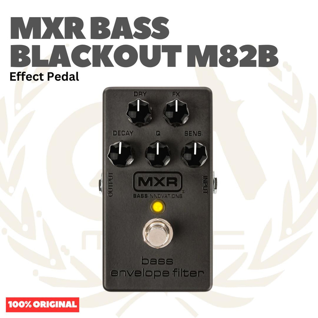 MXR Bass Blackout Series Bass Envelope Filter M82B Effect Pedal - Efek Pedal Bass M-82B