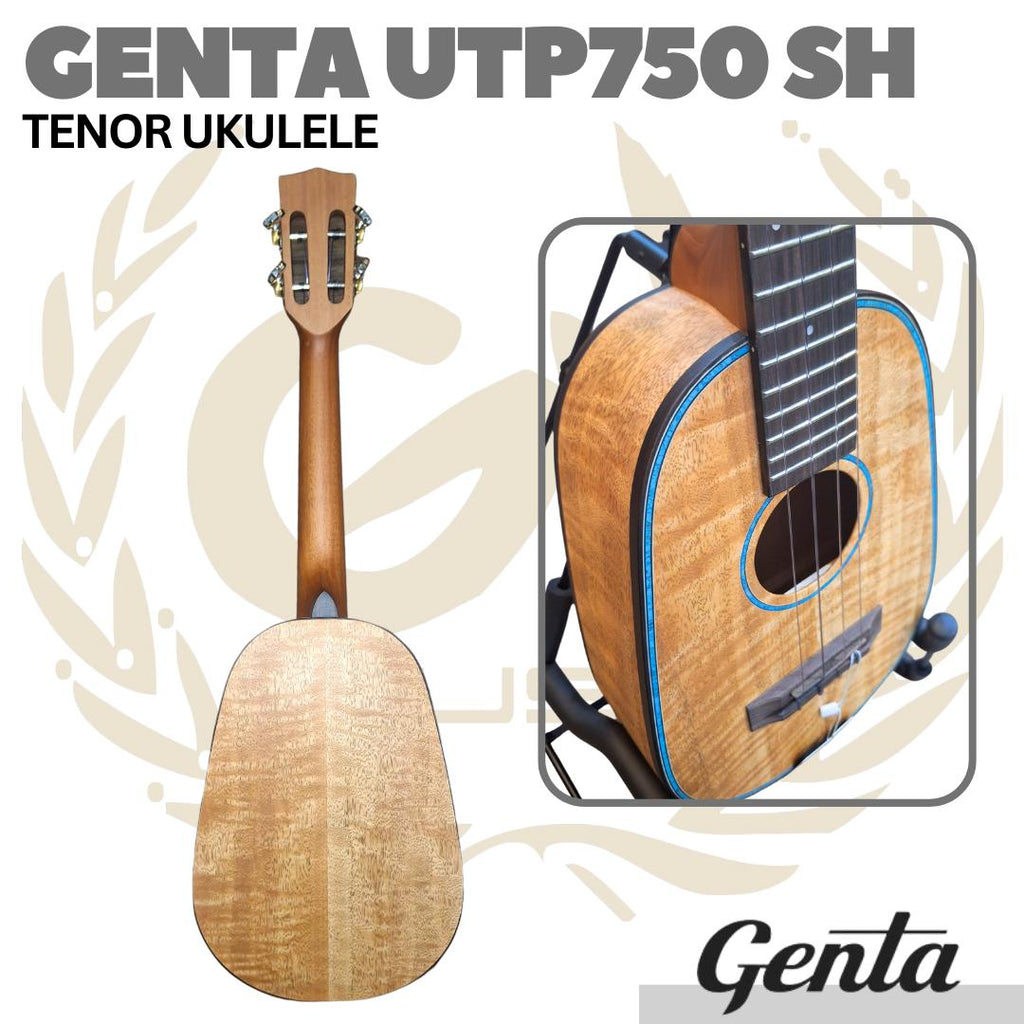 GENTA UTP750-SH Tenor Ukulele Solid Wood