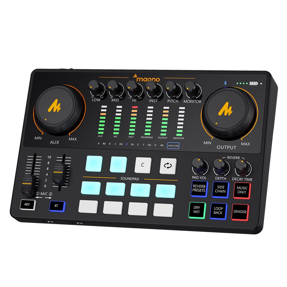PAKET AME2 RECORDING COVER LAGU STREAMING MAONOCASTER E2 + MIC MAONO | Sound card AM-E2