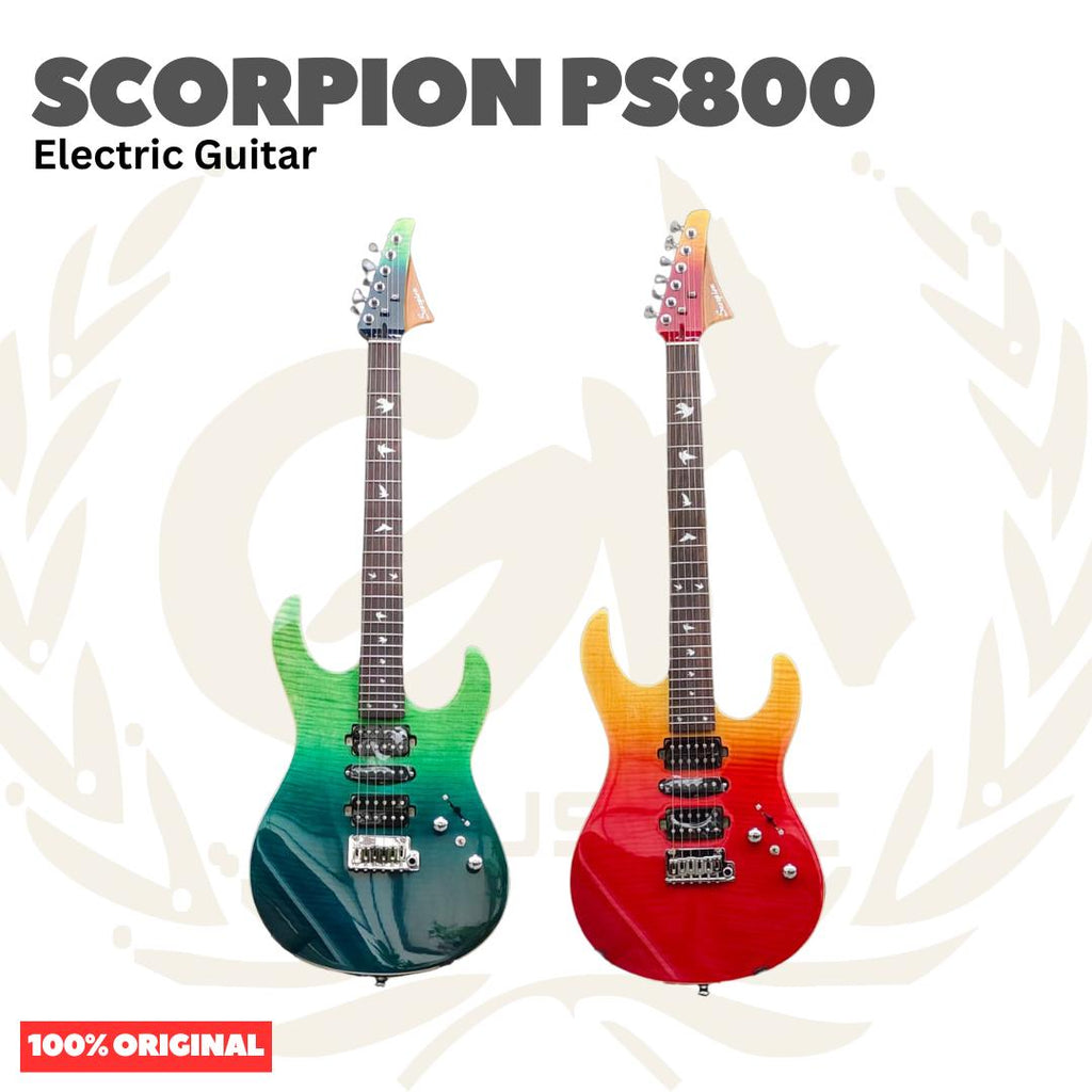 Scorpion PS800 Electric Guitar - Gitar Listrik Elektrik PS-800