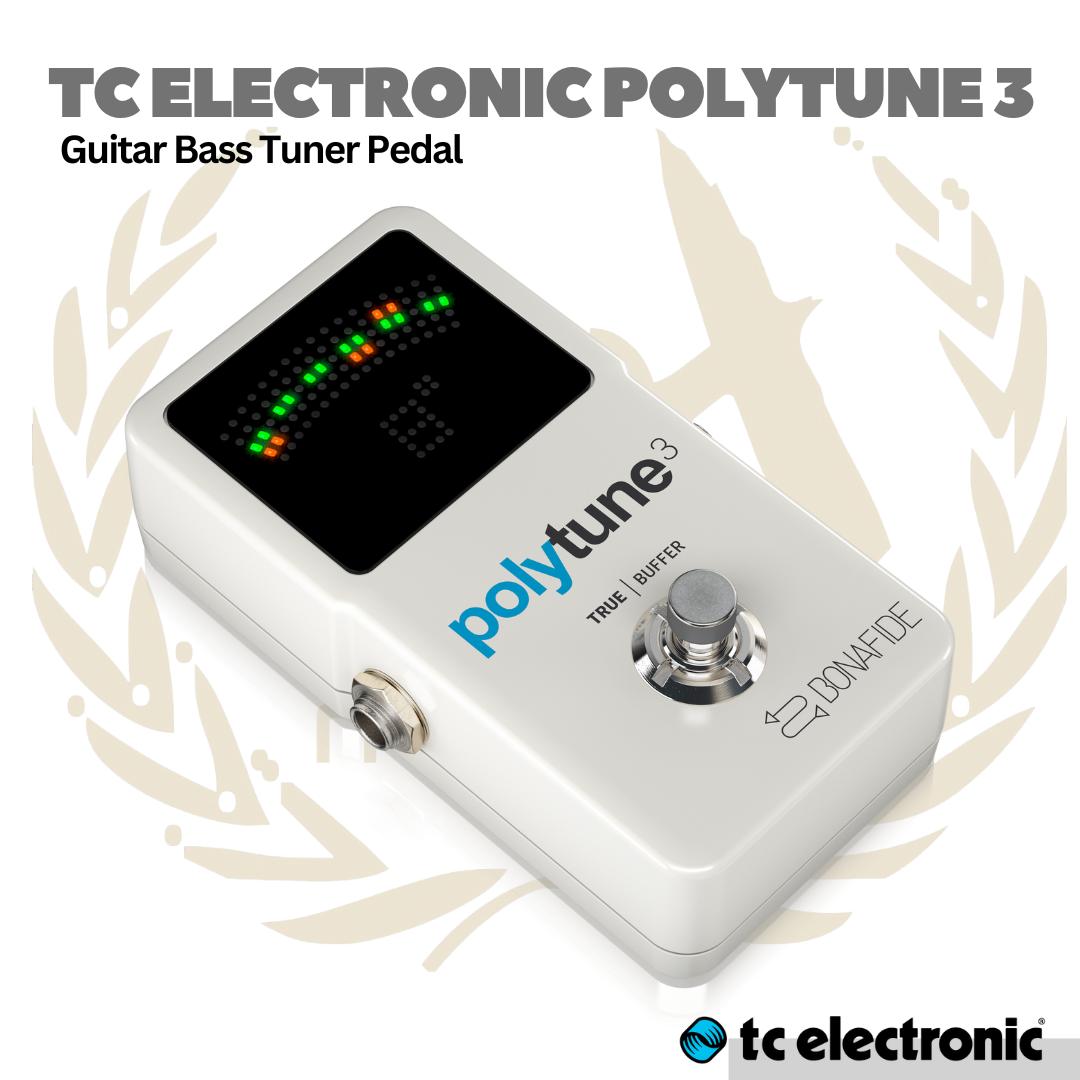 TC Electronic Polytune 3 Tuner Bass Guitar Pedal - Efek Gitar