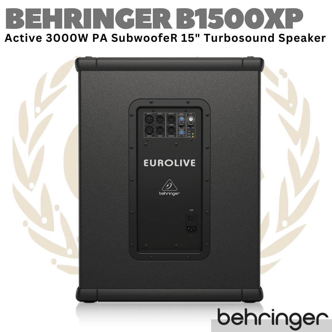 BEHRINGER EUROLIVE B1500XP Active 15" 3000W PA Subwoofer | Sub Aktif