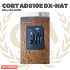 CORT AD810E DX-NAT Acoustic Guitar - Gitar Akustik Elektrik dengan Preamp AD810DX - AD810EDX Original Asli
