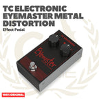 TC Electronic Eyemaster Metal Distortion Skull-Pounding Metal Distortion Pedal with 2-Knob Interface for Insane Gain Effect Pedal - Efek Pedal Gitar