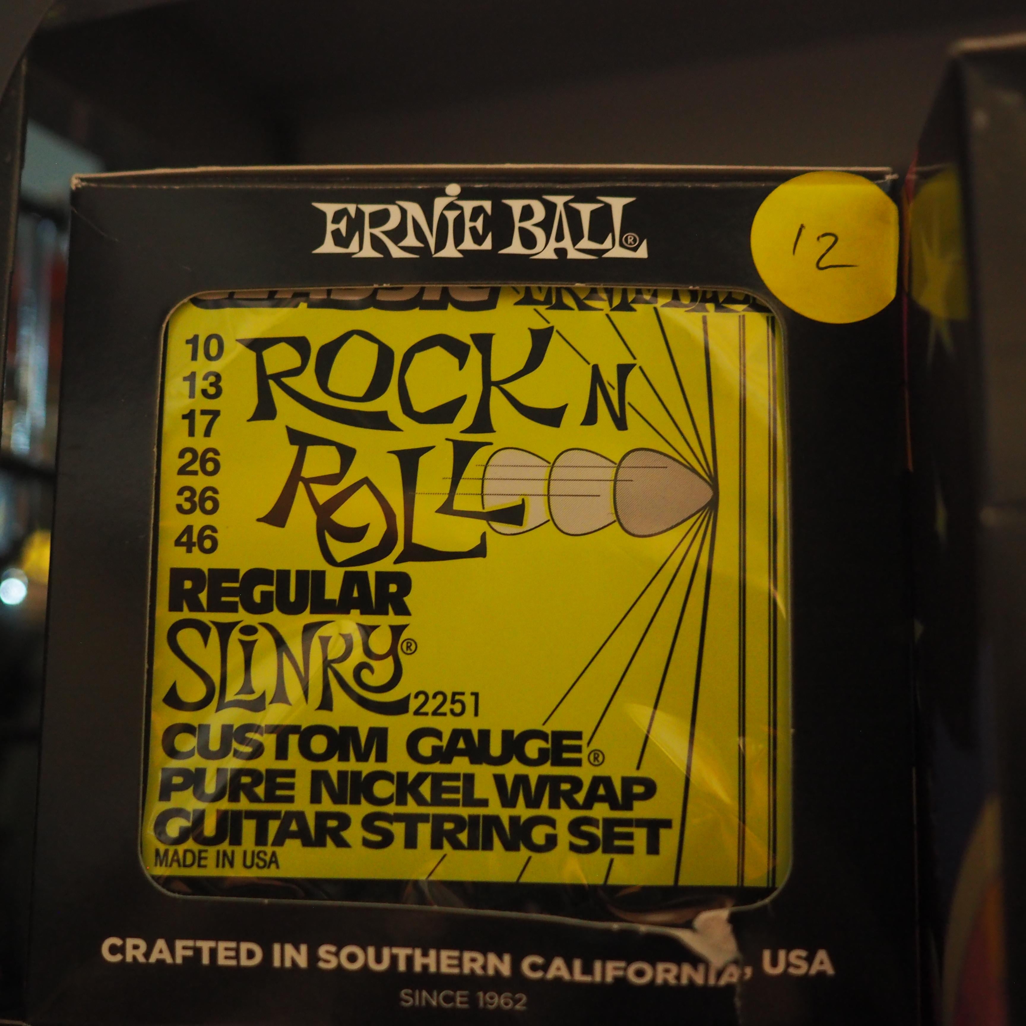 Ernie Ball 2251 Rock n Roll Nickel Wrap Electric Guitar Strings, 10-46